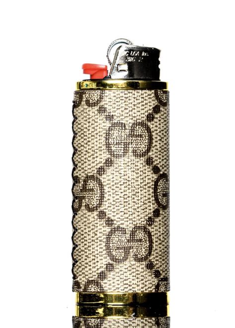 CUSTOM AUTHENTIC Gucci Ghost Bic Lighter SKIN/CASE (1)